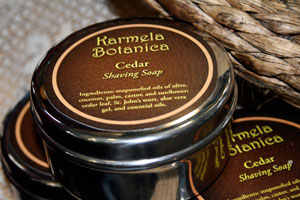 cedar shaving soap
